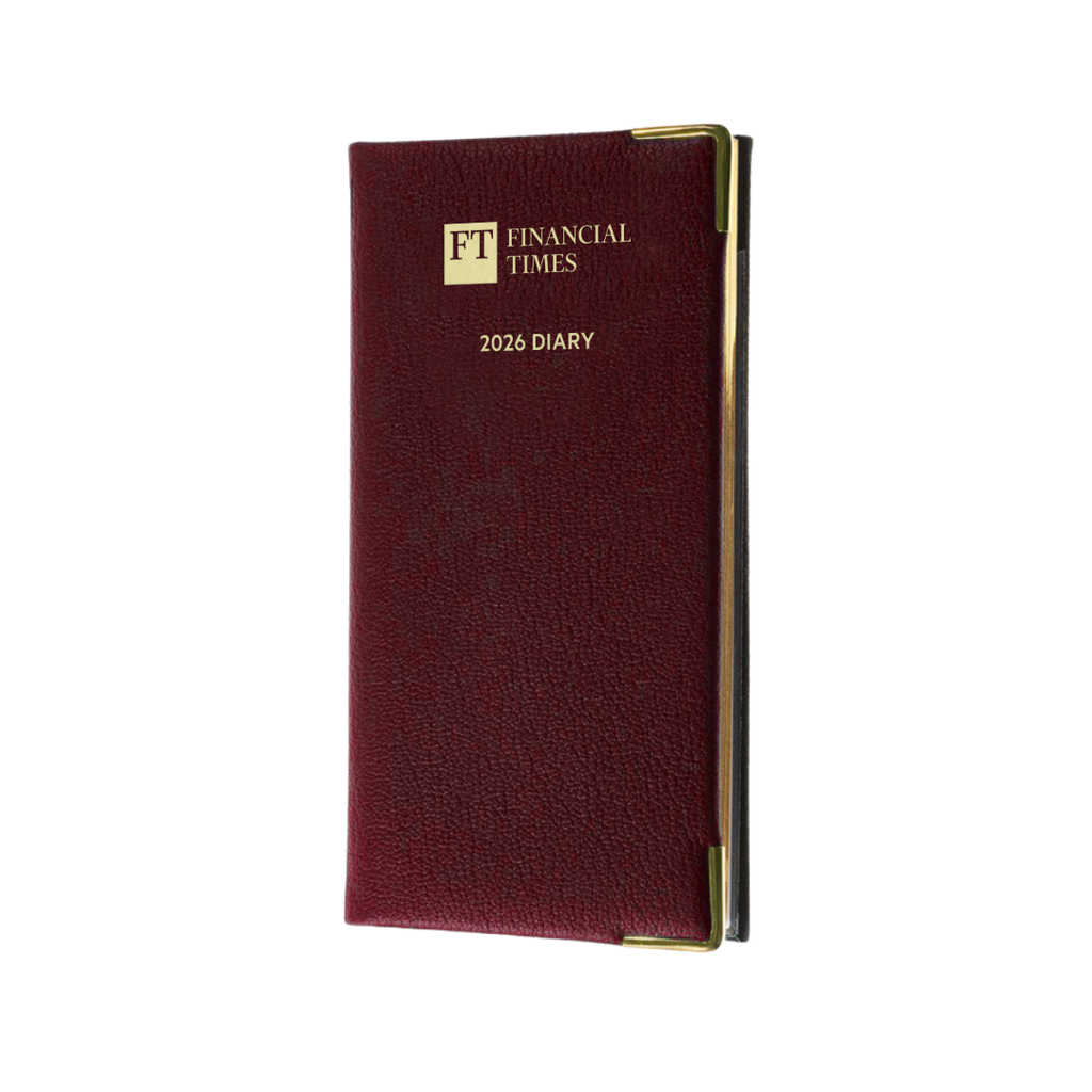 2026 Portrait Pocket Diary - Week to View - Claret