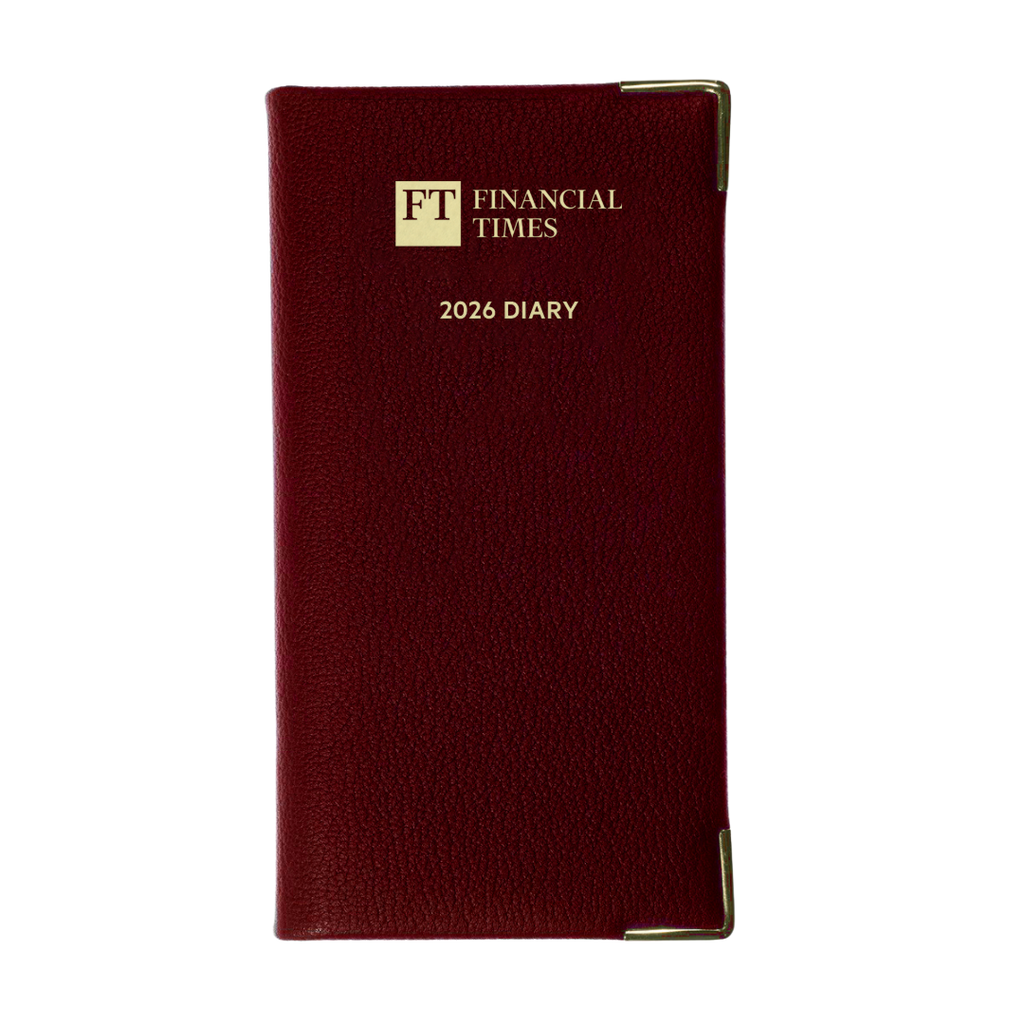 2026 Portrait Pocket Diary - Week to View - Claret