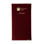 2026 Portrait Pocket Diary - Week to View - Claret