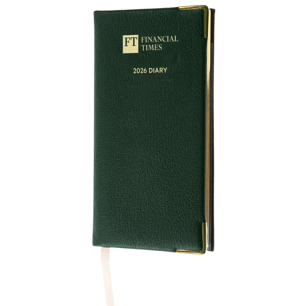 2026 Portrait Pocket Diary - Week to View - Green