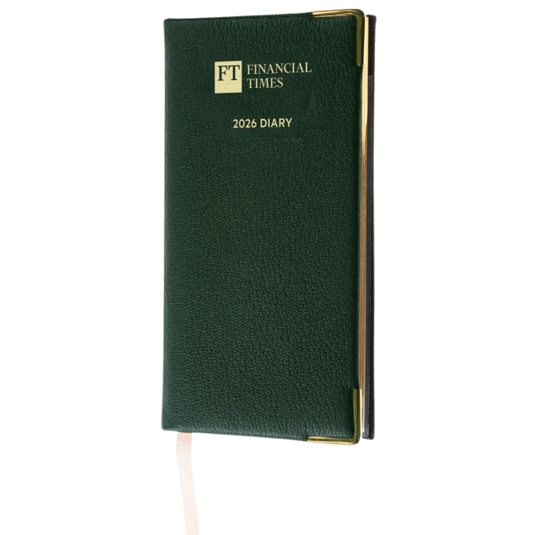 2026 Portrait Pocket Diary - Week to View - Green