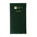 2026 Portrait Pocket Diary - Week to View - Green