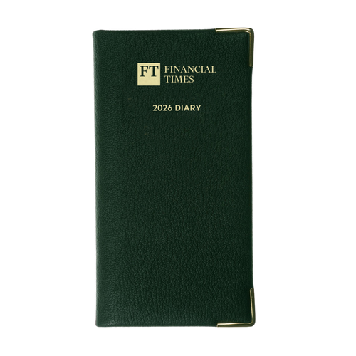 2026 Portrait Pocket Diary - Week to View - Green