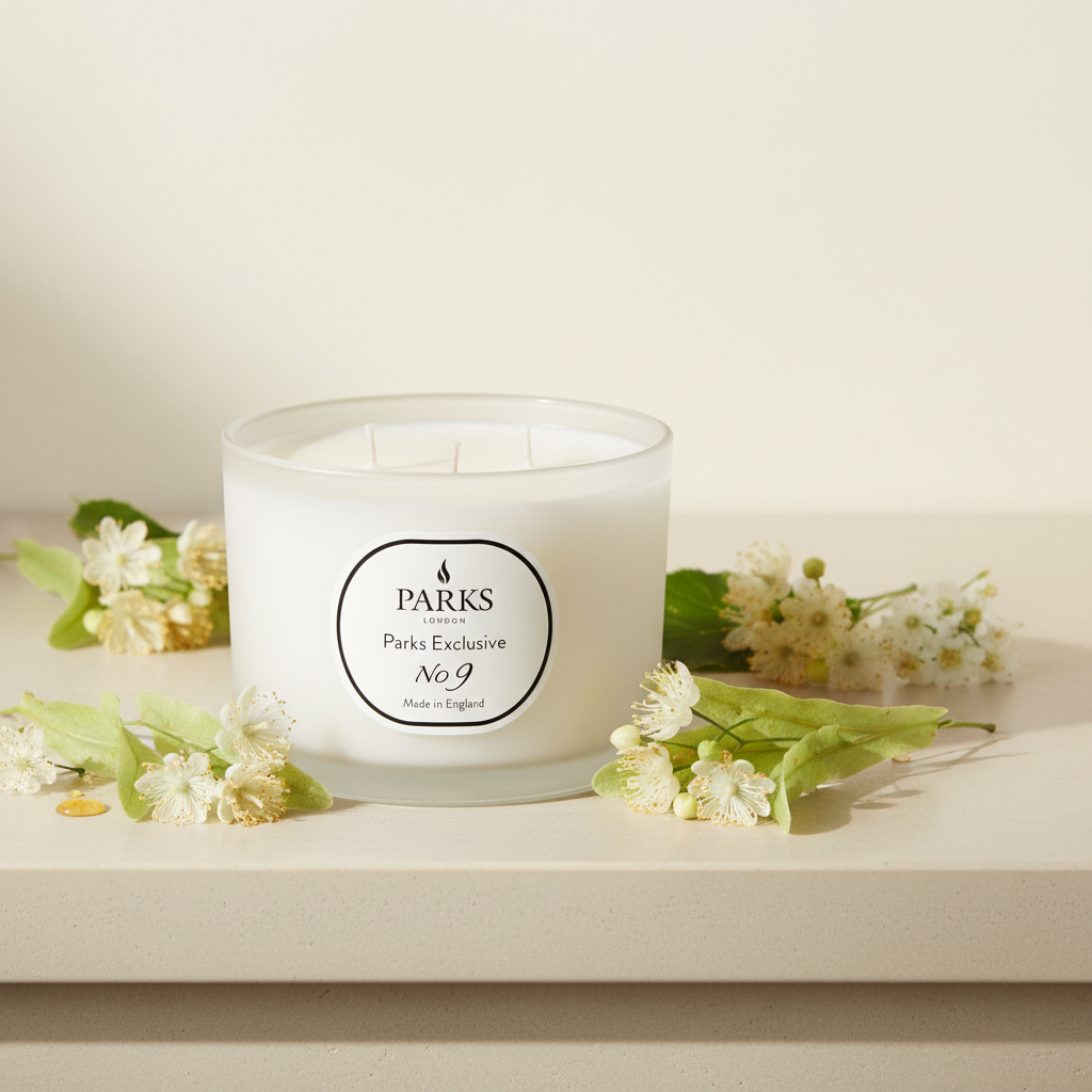 NO9 - LINDEN BLOSSOM 350G 3 WICK CANDLE