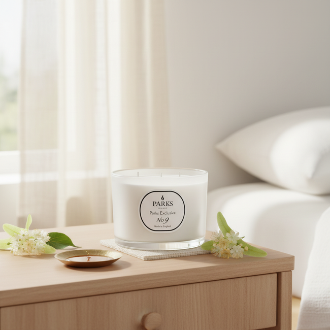 NO9 - LINDEN BLOSSOM 350G 3 WICK CANDLE