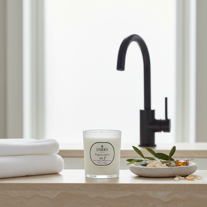 NO5 - BLACK OLIVE & FRANKINCENSE CANDLE 180G