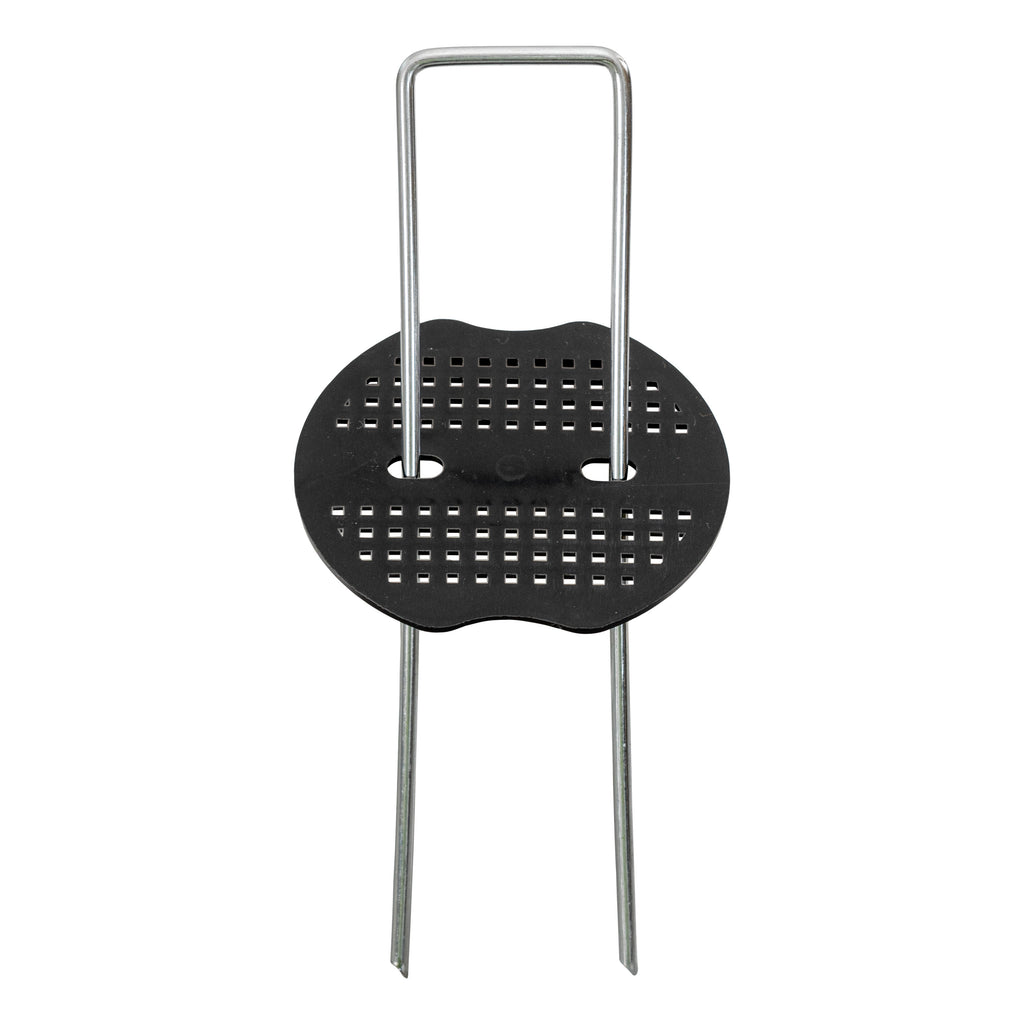 Weed Control Membrane Pegs Buffer Washer Set Red with Rubber Mallet
