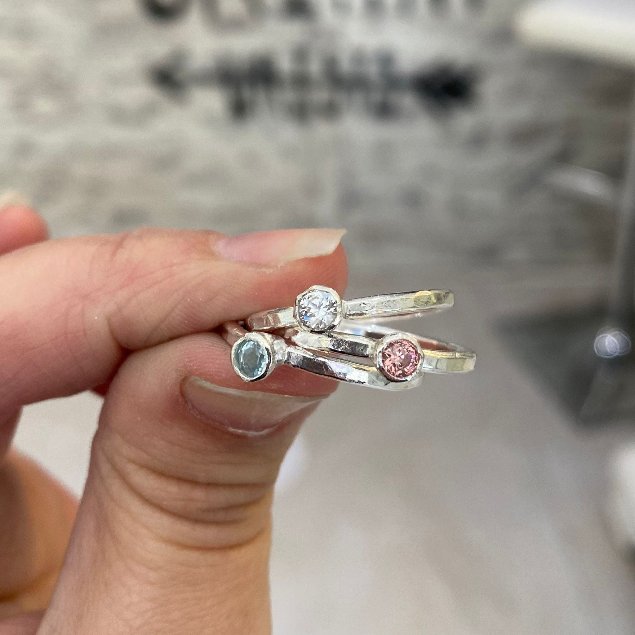 Baby Gemstone Rings