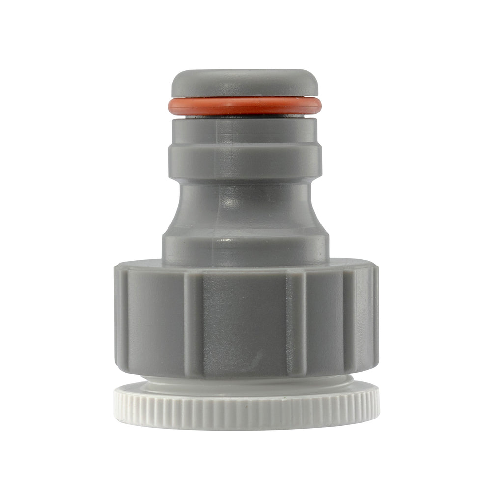 IBC 2” S60X6 Cap with Double Lever Tap and Max Flo Hose Connectors Set
