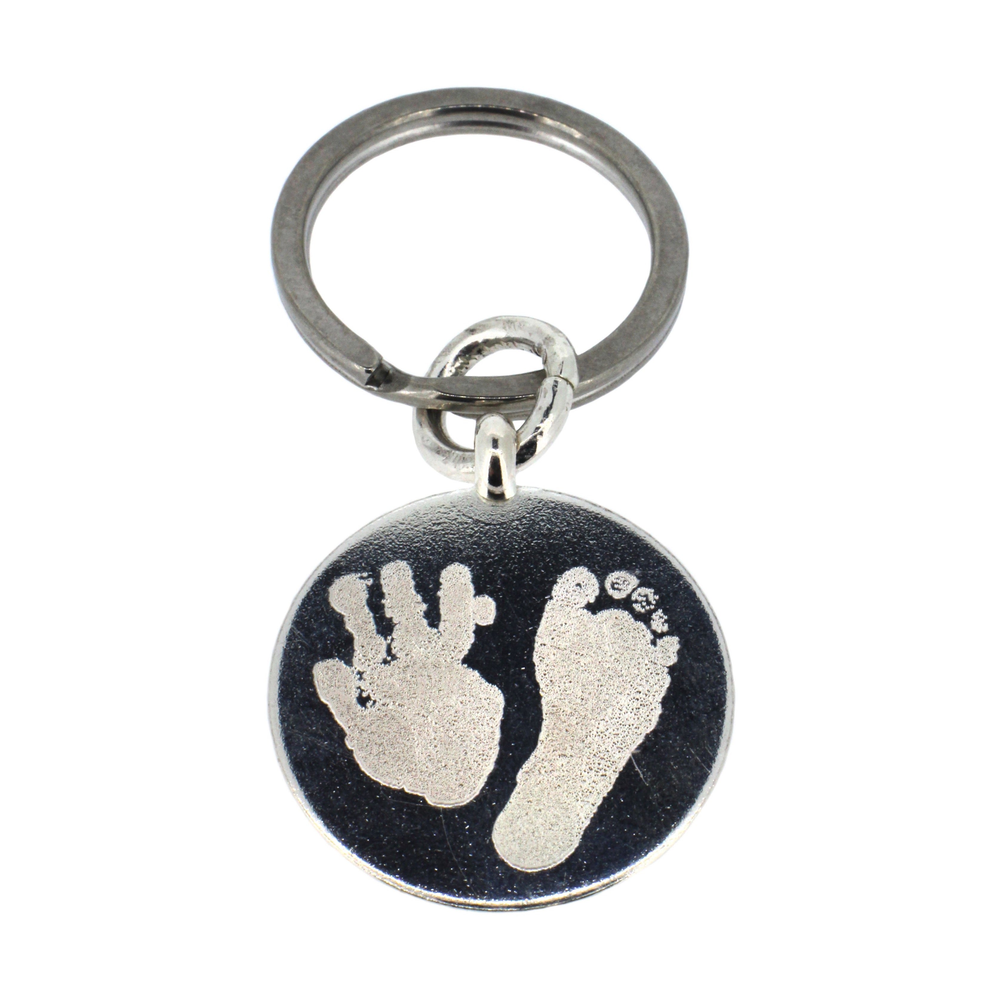 Personalised Silver Keyring