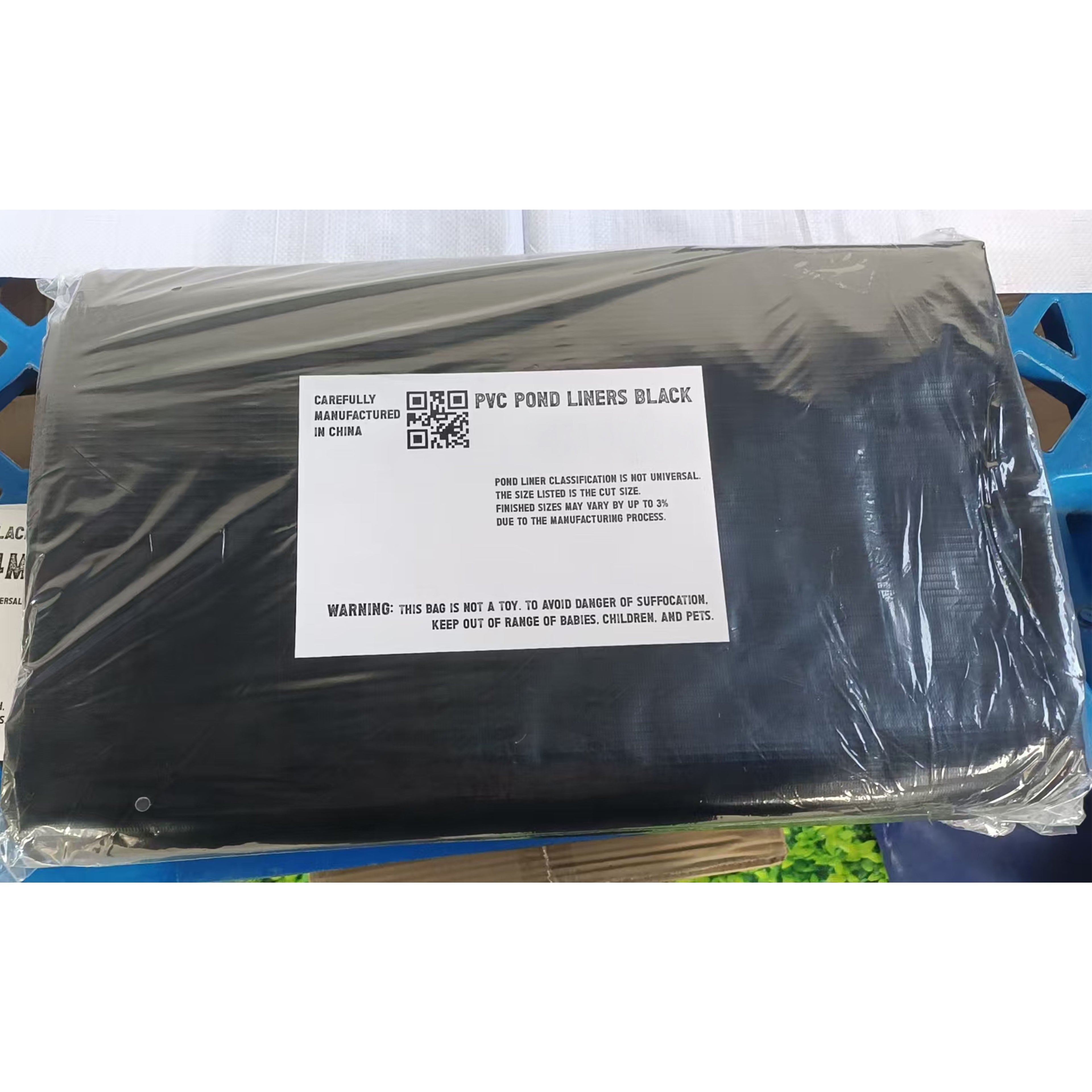 Black PVC 450gsm Pond Liner 2.5m x 2.5m