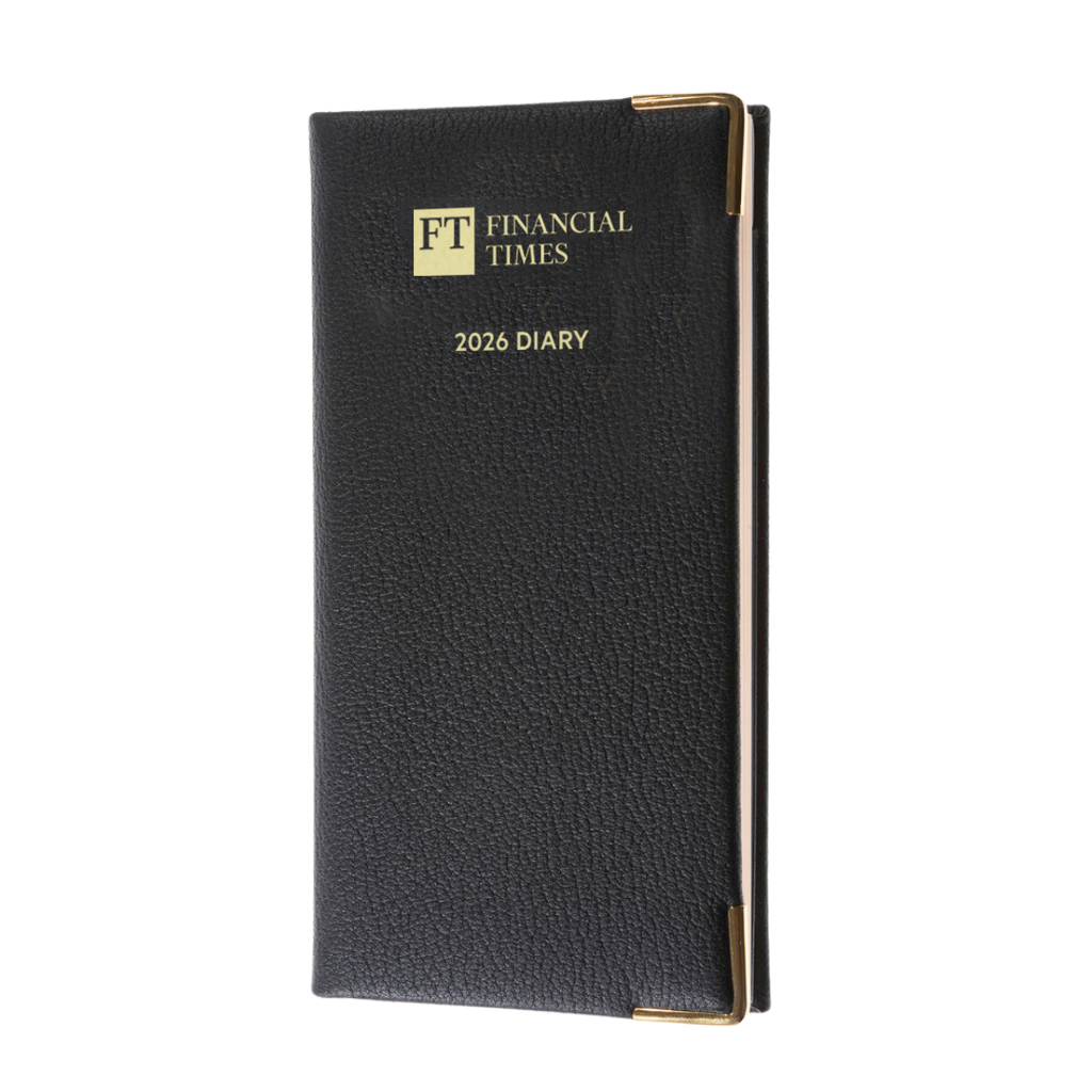 2026 Landscape Pocket Diary (Pink paper) - Week to View -  Black (PP-26)