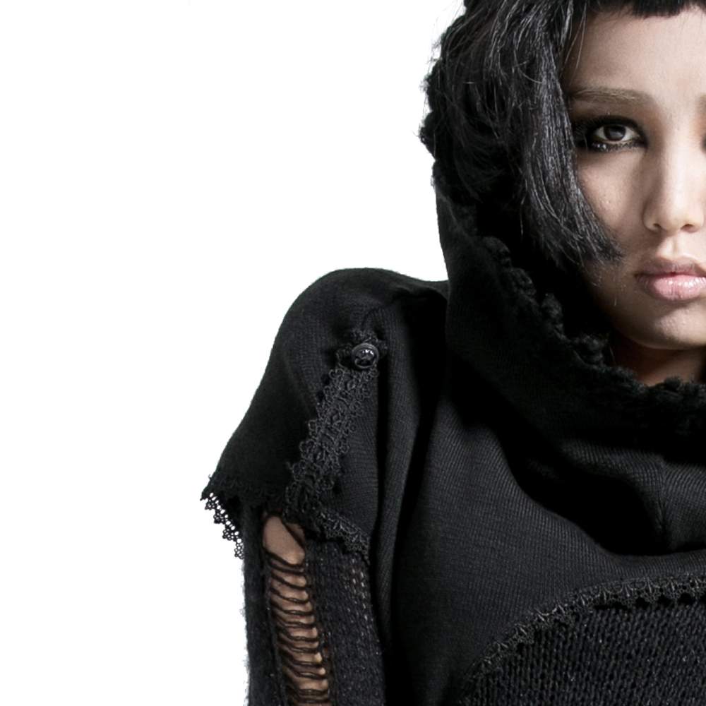 Punk Rave Aletris Cropped Poncho