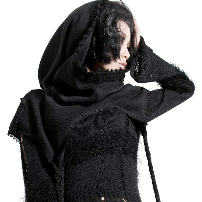 Punk Rave Aletris Cropped Poncho