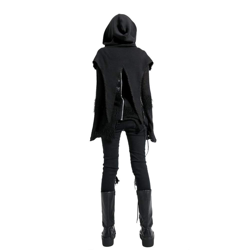 Punk Rave Aletris Cropped Poncho