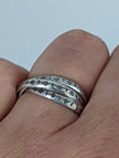 925 Silver Interlinking Bands Ring – Handmade Equestrian Jewellery by Silver Steed