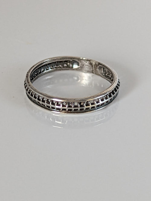 925 Sterling Silver Filigree Ring – Elegant Handmade Band for Nature Lovers