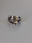 925 Silver Leaves Ring with Silver Buds – Nature-Inspired Gift