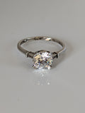 925 Silver Zirconia Ring – Handmade Elegant Sparkle for Any Occasion