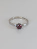 Silver Steed Silver Ruby Zirconia Ring