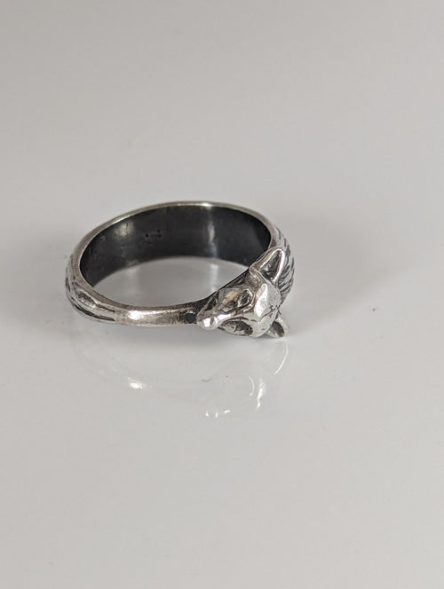 925 Silver Fox Ring 2 – Elegant Animal-Inspired Jewellery for Her or Him