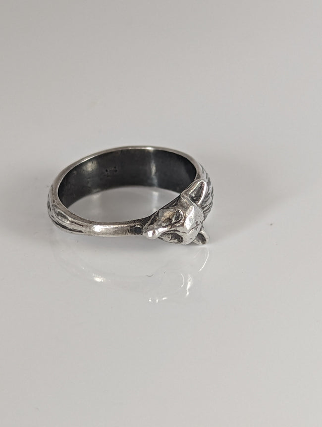 925 Silver Fox Ring 2 – Elegant Animal-Inspired Jewellery for Her or Him