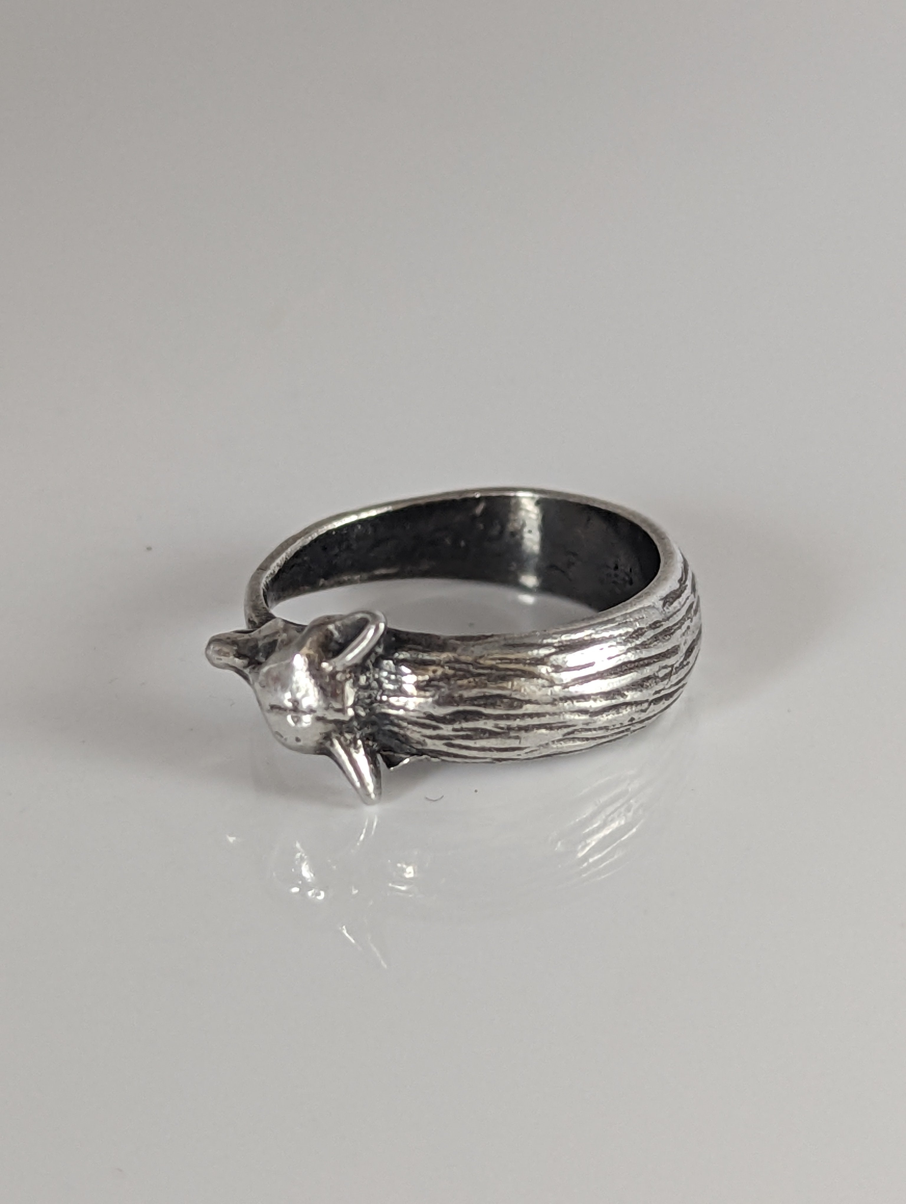 925 Silver Fox Ring 2 – Elegant Animal-Inspired Jewellery for Her or Him