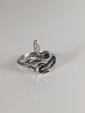 Silver Steed Snake Silver Ring
