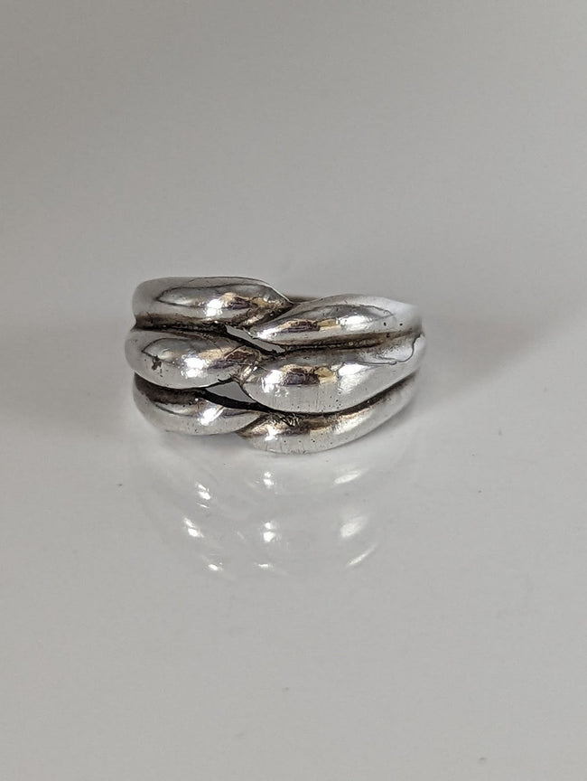 Silver Steed Ear of Grain Silver Ring