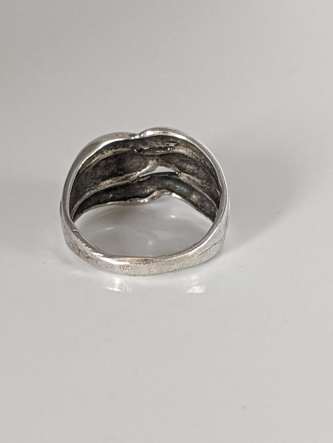 Silver Steed Ear of Grain Silver Ring