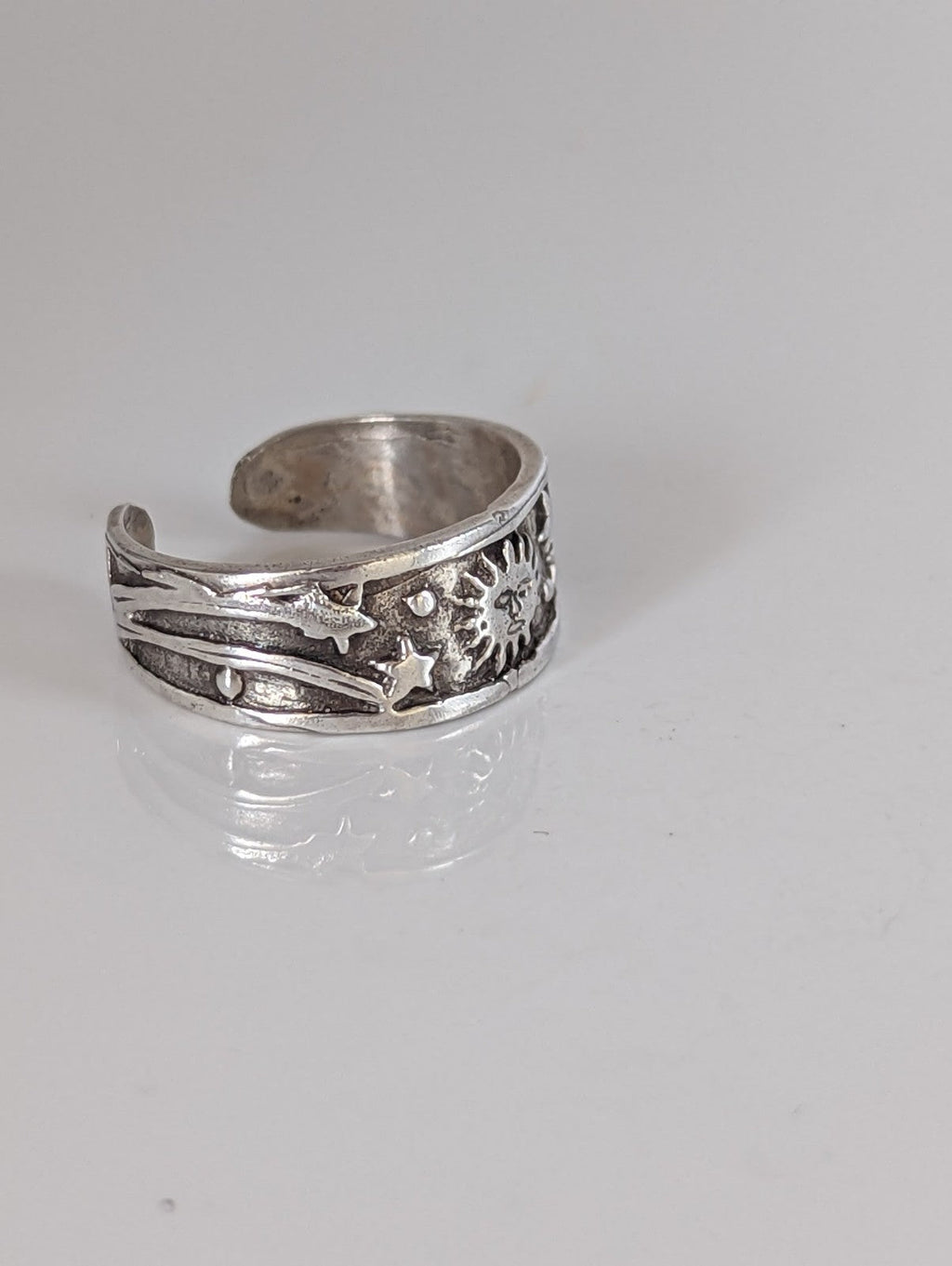 Silver Steed Galaxy Adjustable Silver Band