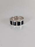 Silver Steed Black Mass Silver Band