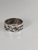 Silbernes Ross Flammen Ring