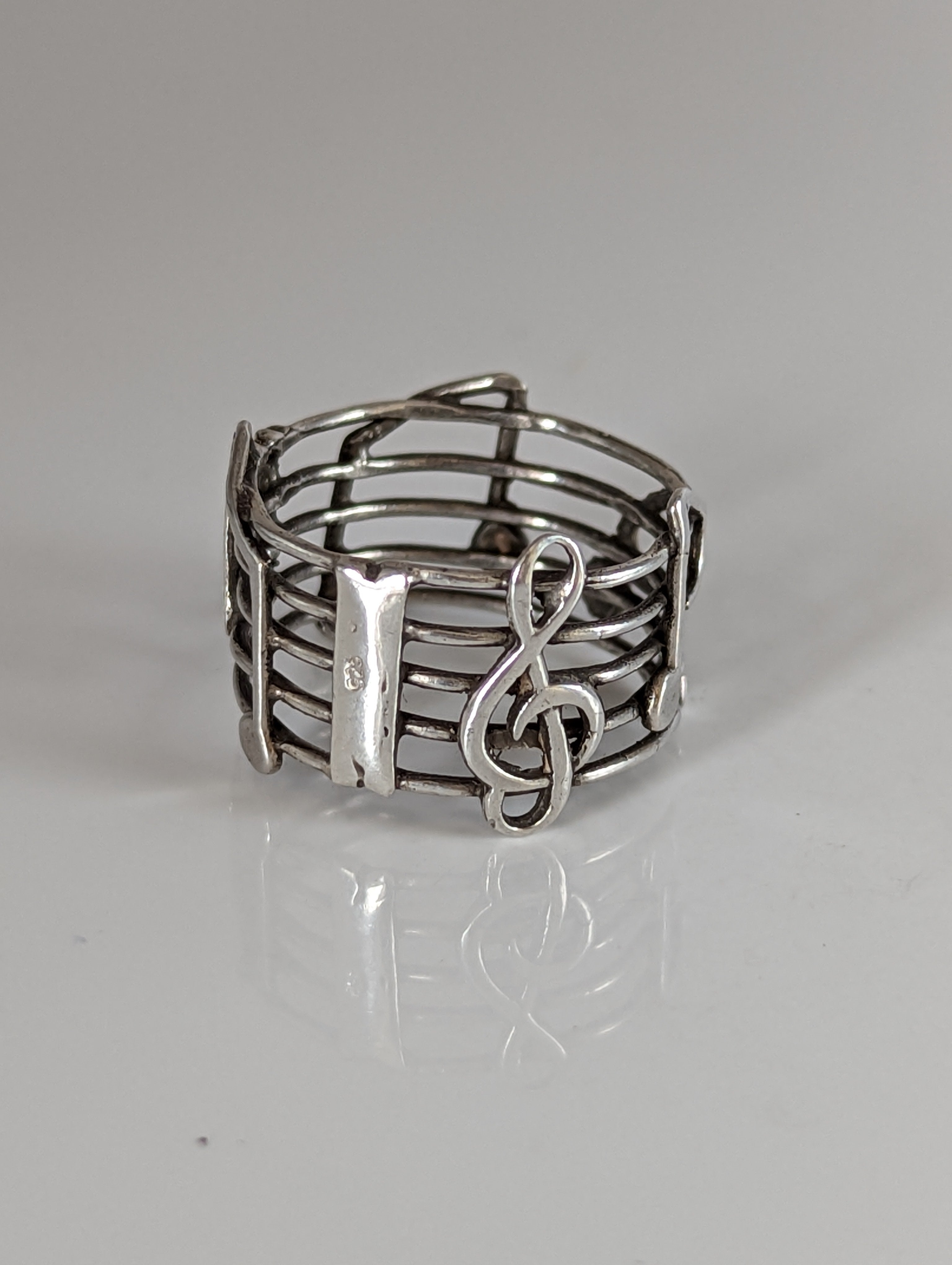 Silver Steed Music Notes Band