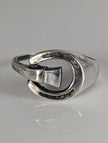 925 Silver Horseshoe Ring – Equestrian Symbol & Gift for Him or Her