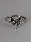 925 Silver Fox Ring – Nature-Inspired Handmade Gift for Animal Lovers