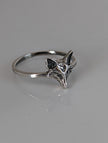 925 Silver Fox Ring – Nature-Inspired Handmade Gift for Animal Lovers