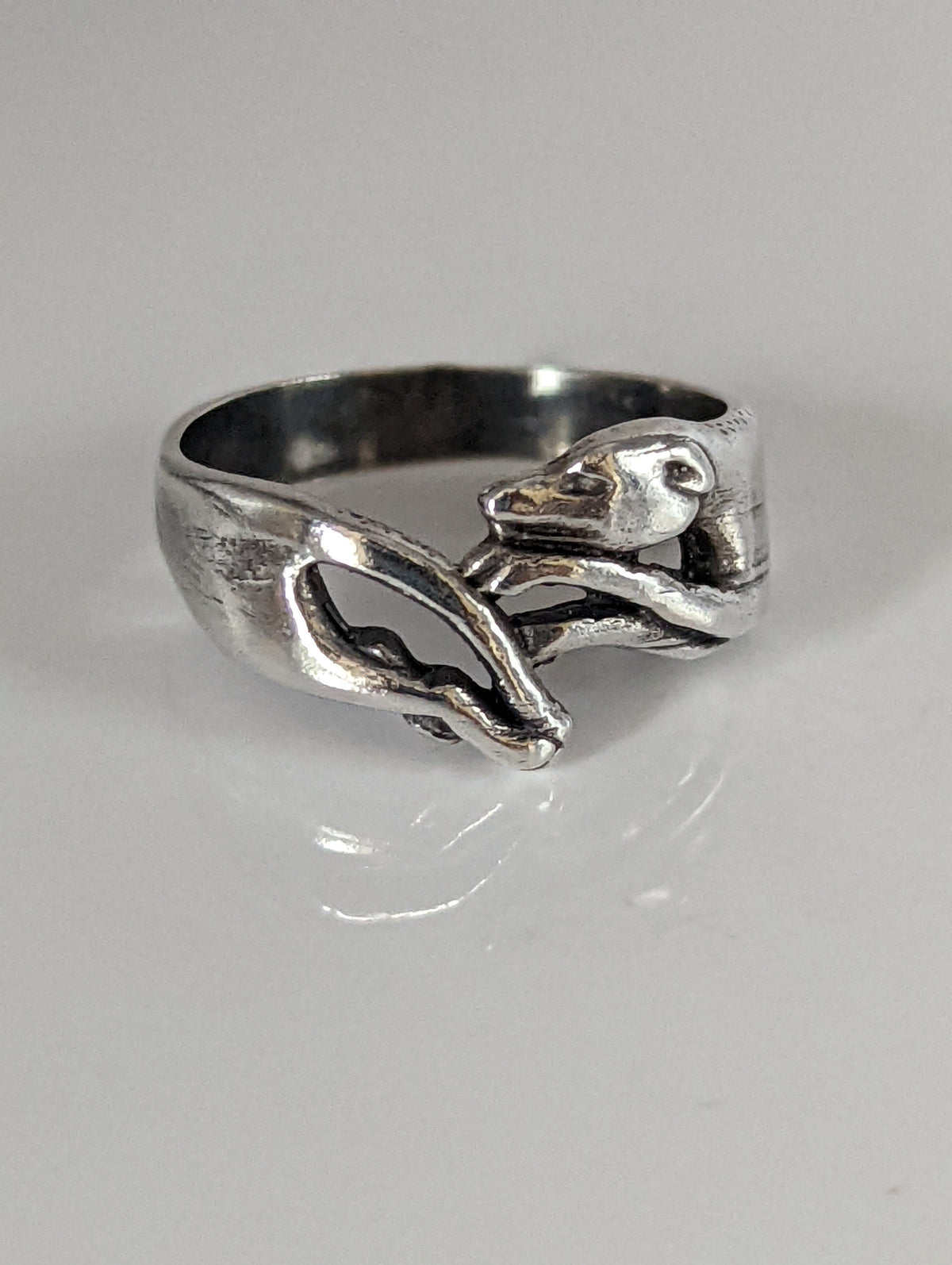 925 Silver Greyhound Ring – Handmade Elegant Dog Lover’s Band