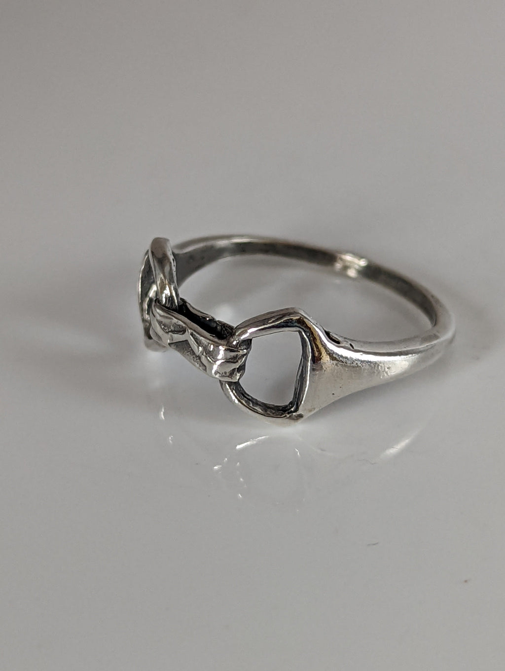 925 Silver Snaffle Bit Ring – Equestrian Jewellery for Him & Her