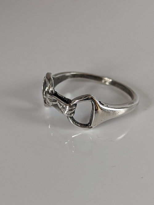 925 Silver Snaffle Bit Ring – Equestrian Jewellery for Him & Her