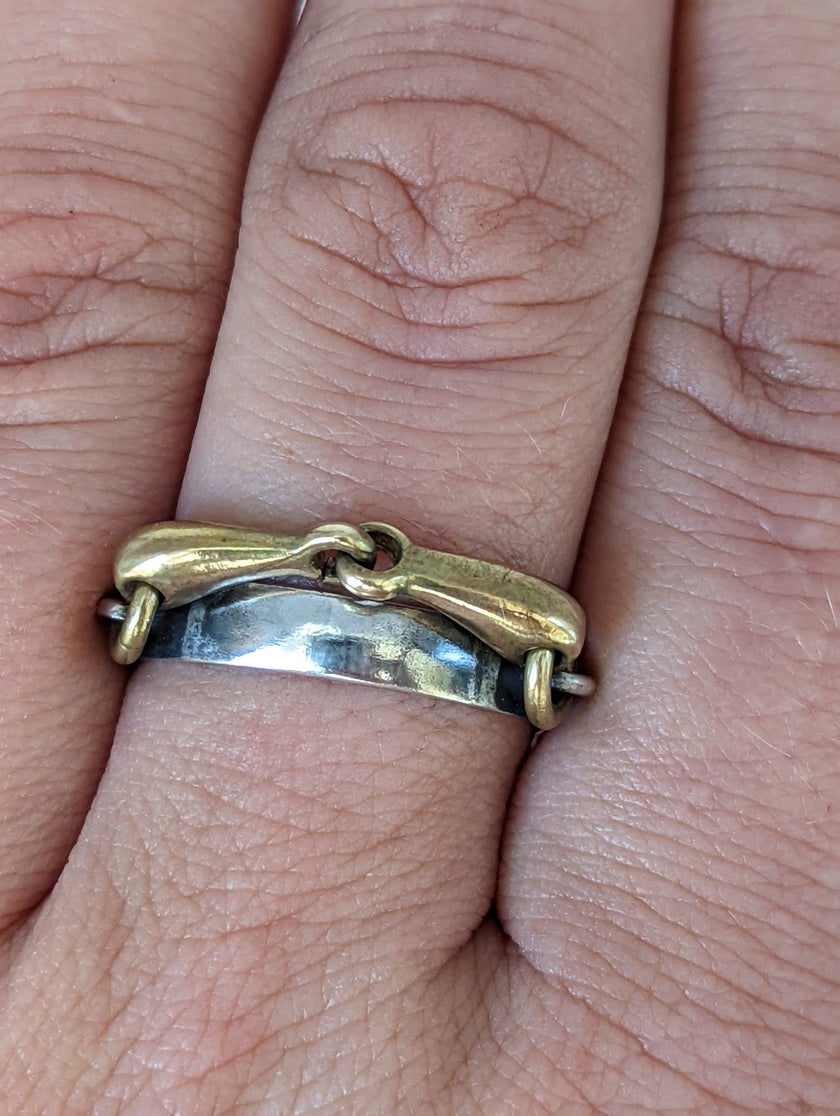 Silver Steed Snaffle on a Silver Band