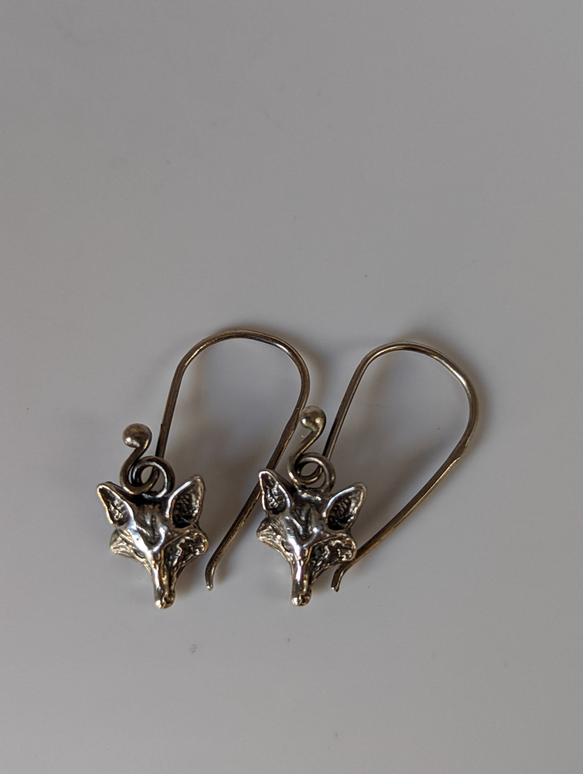 Pendientes Largos Colgantes Silver Steed Fox