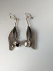 Silver Steed Tulip Dangling Earrings