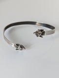 Silver Steed Fox Head Bangle