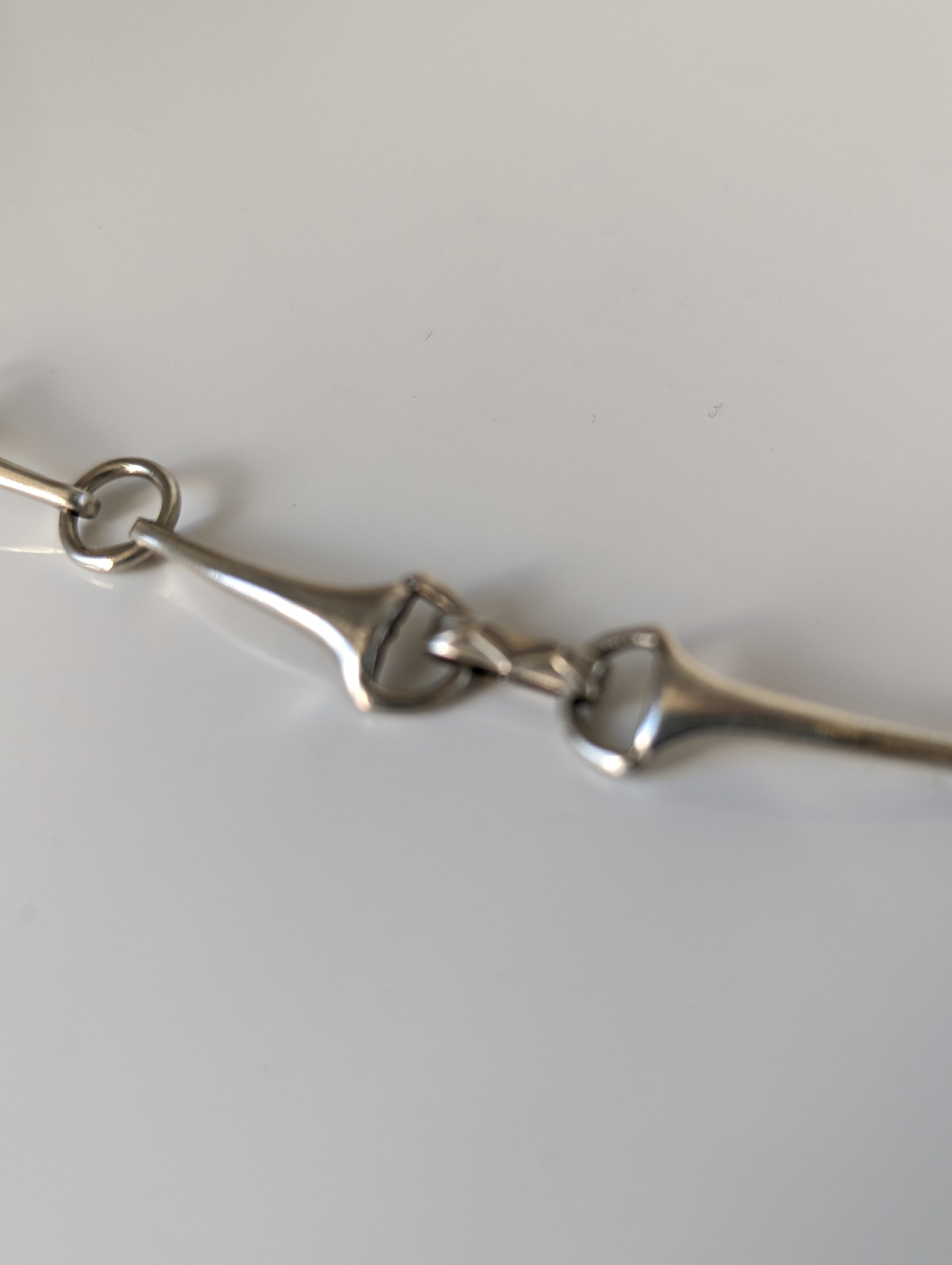 925 Sterling Silver Snaffle Bit Bracelet – Handmade Equestrian Jewellery