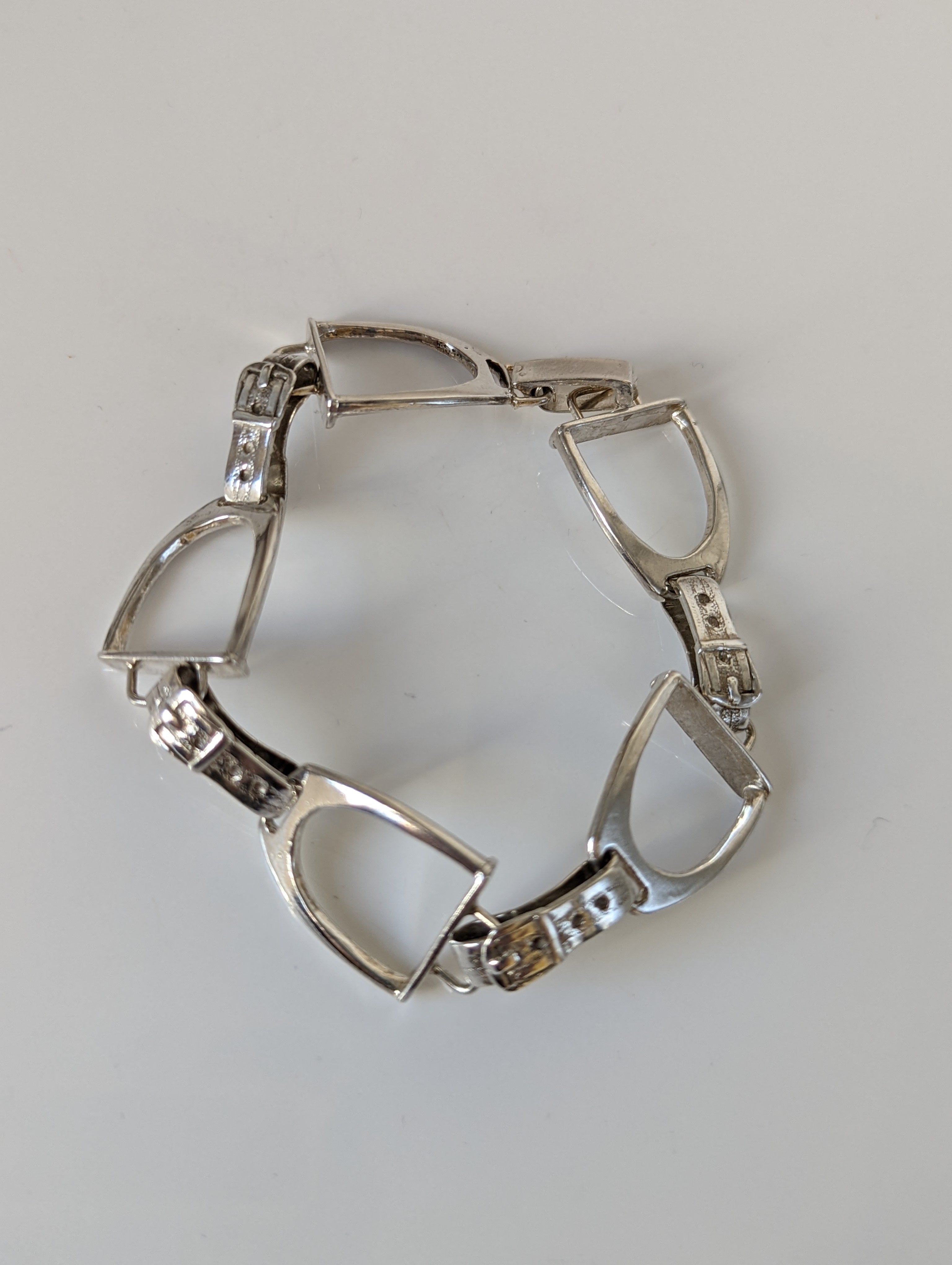 Silver Steed All About Stirrups Bracelet
