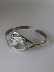 Silver Steed Horse Head Bangle
