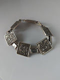 Silver Steed Carriage Driving Silver Bracelet