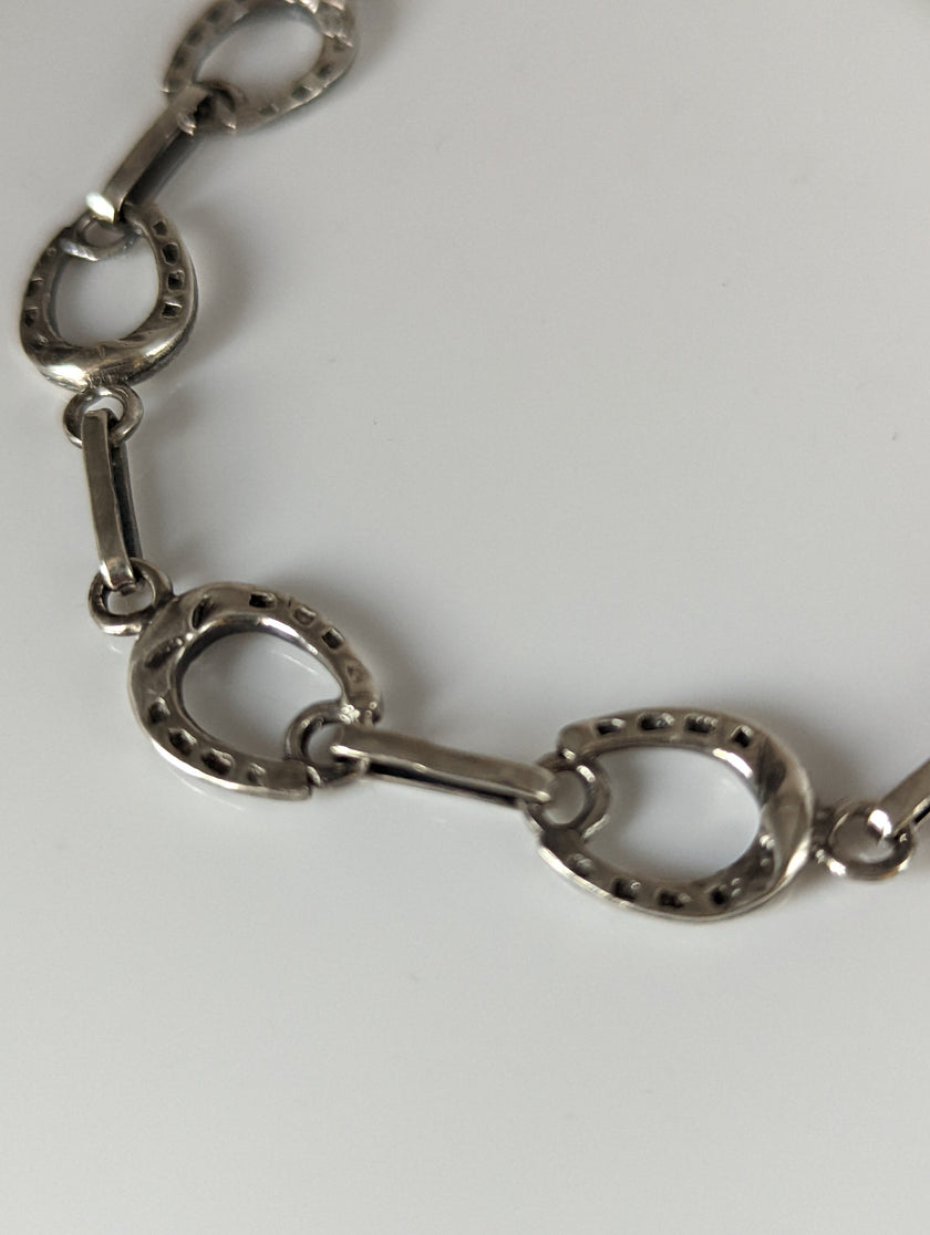 Silver Steed All About Horseshoe Silver Bracelet