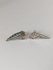 Silver Steed Angel Wings Stud Earrings